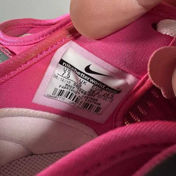 Nike Free Balanza 3.0 Athletic Lace Up Shoe Womens‎ Size 7.5 Black Pink - Picture 8 of 8